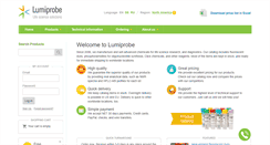 Desktop Screenshot of lumiprobe.com